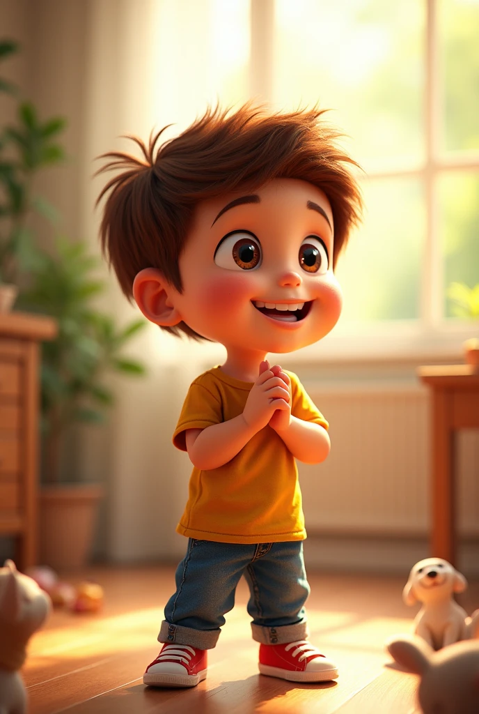 Timmy said, “I promise I’ll be very careful. It would be so much fun to play together.”