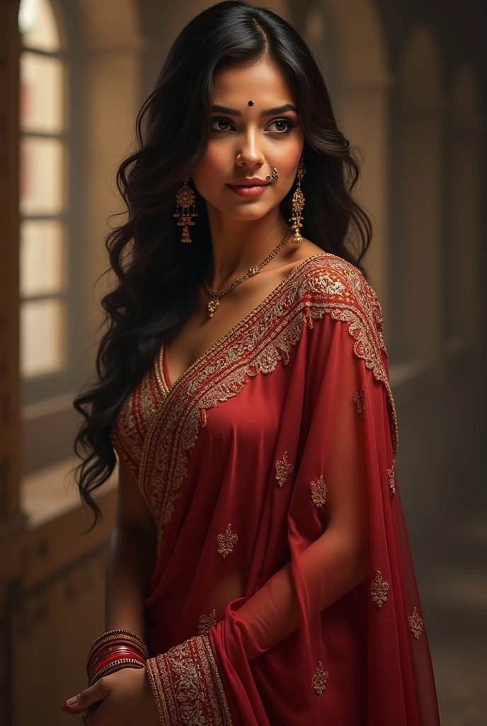 Make a hot desi bhabhi in saree