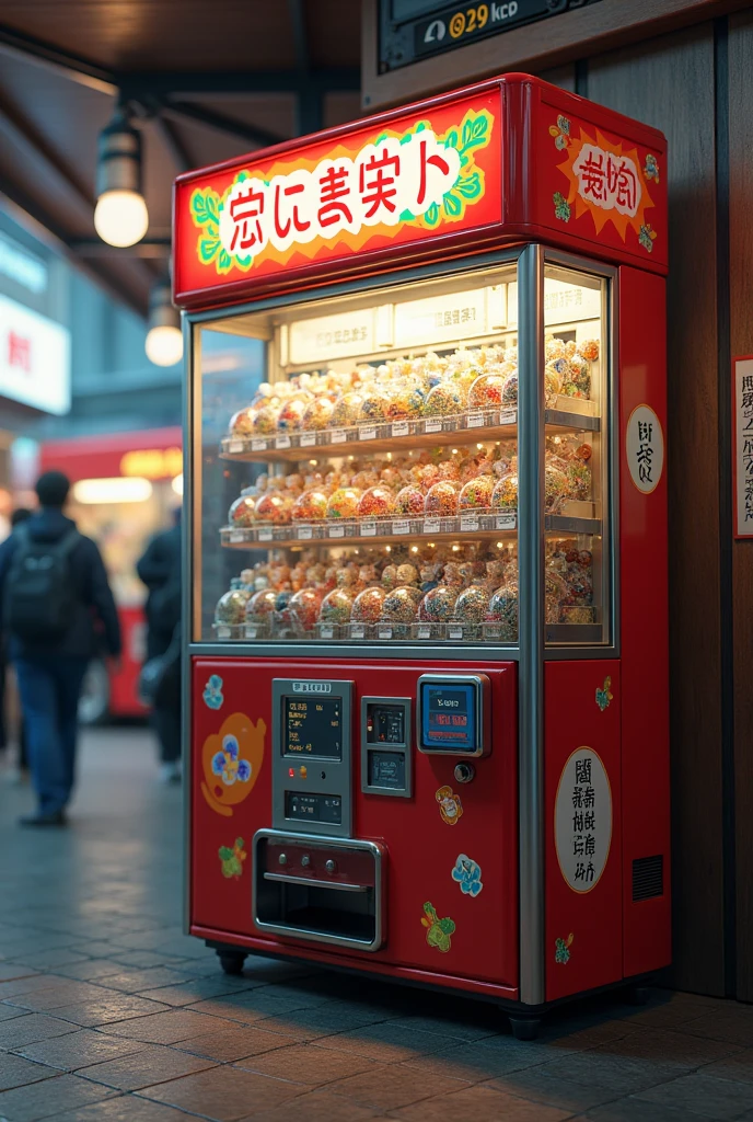 gachapon machine realism