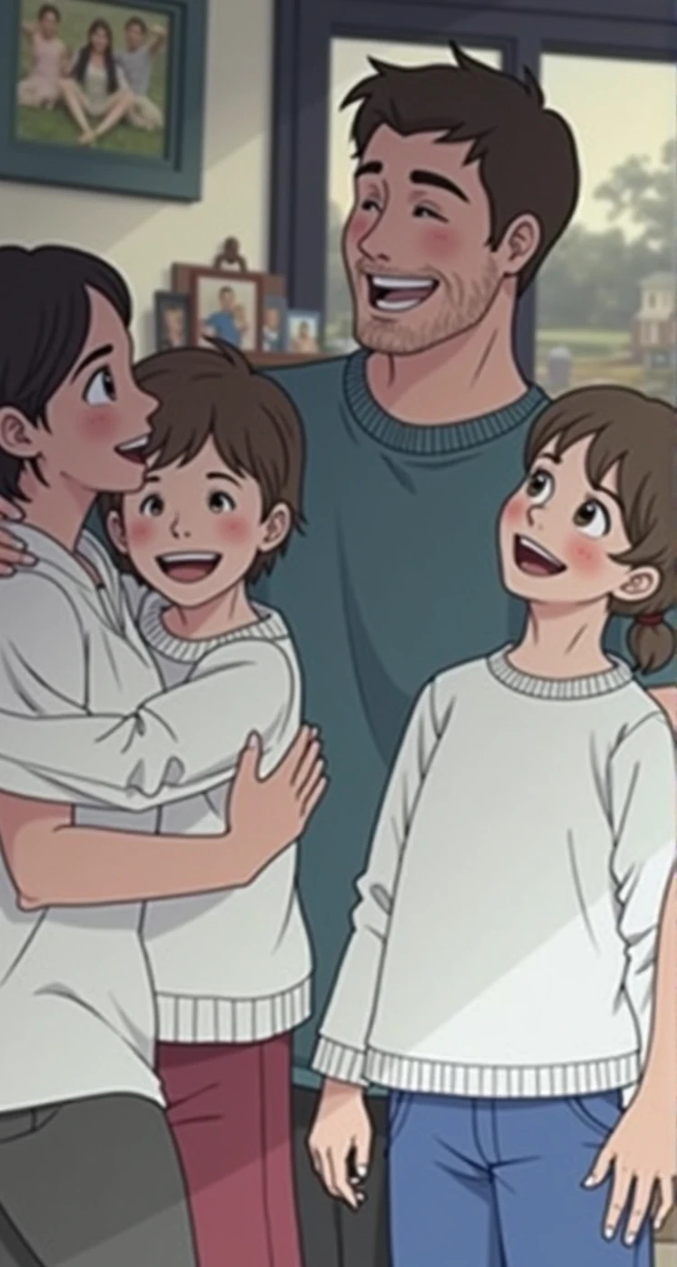 family smiling