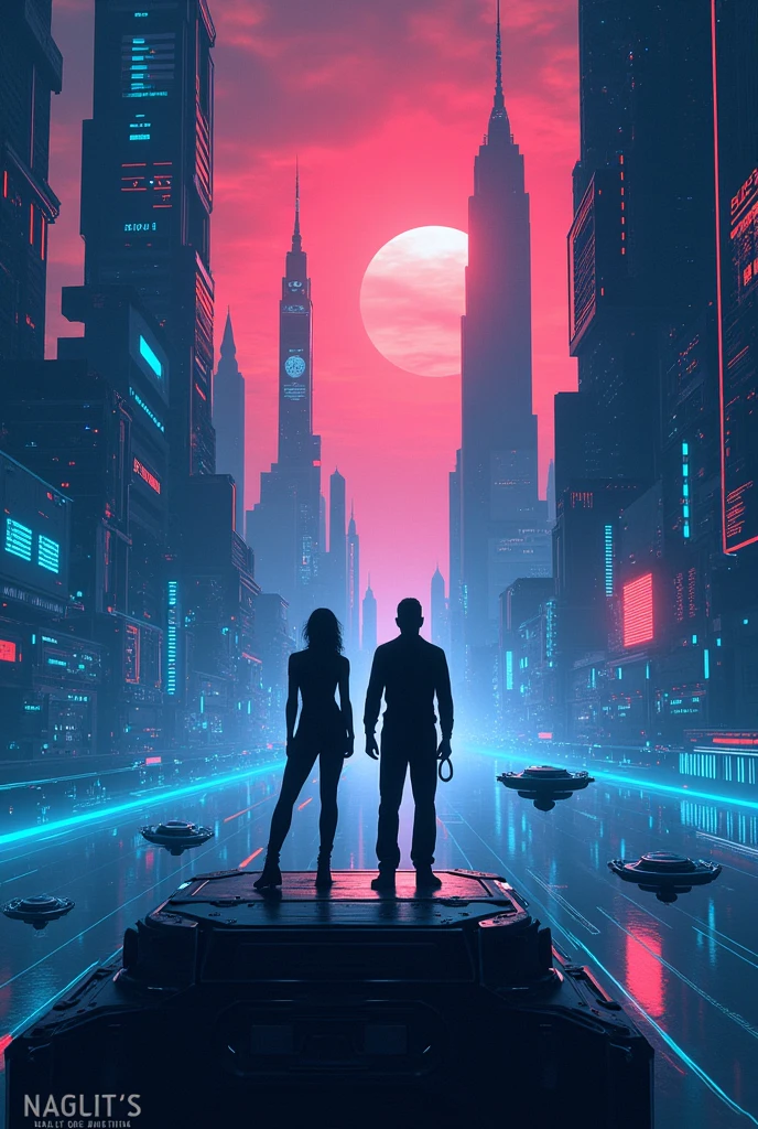 I created a futuristic wallpaper for Windows themed around the best TV series of all time.
