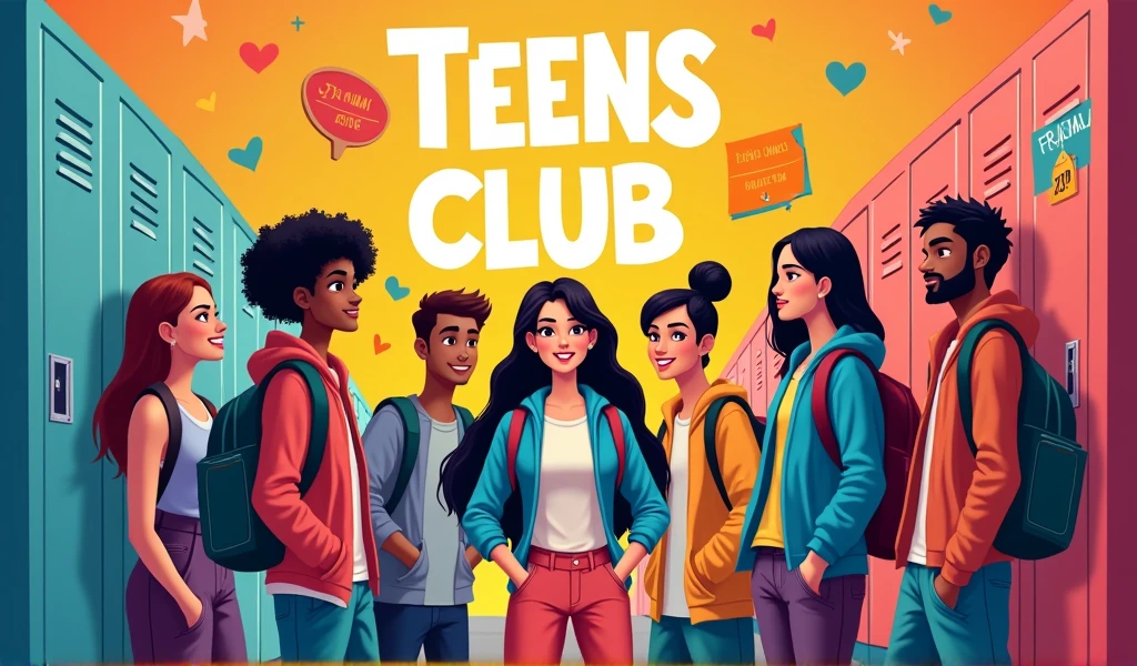 Design a poster for a school club called
              TEENS CLUB
GOVT.H .S KARIPOOTHITTA
