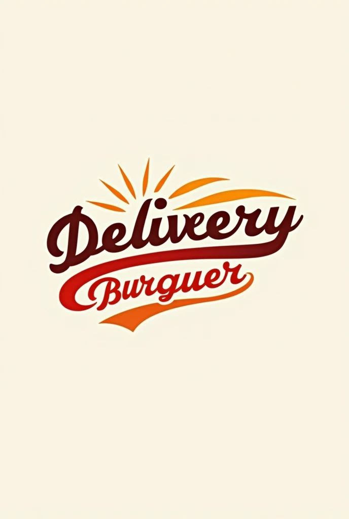 Uma logo com o nome Deliveryburguer