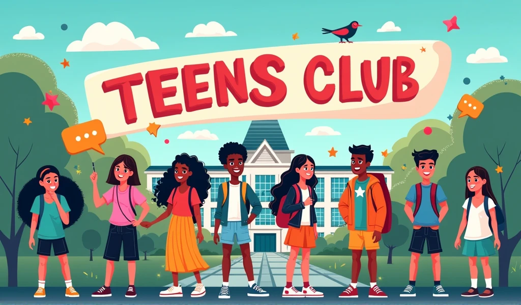 Design a poster for a school club called
TEENS CLUB
GOVT.H .S KARIPOOTHITTA