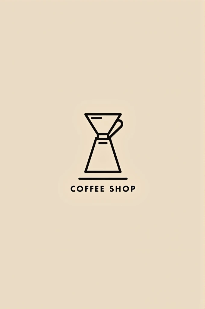 filter coffee flat bottom, dripper, steam, logo, dripper, only dripper, coffee shop logo, line only, logo, coffee shop logo
