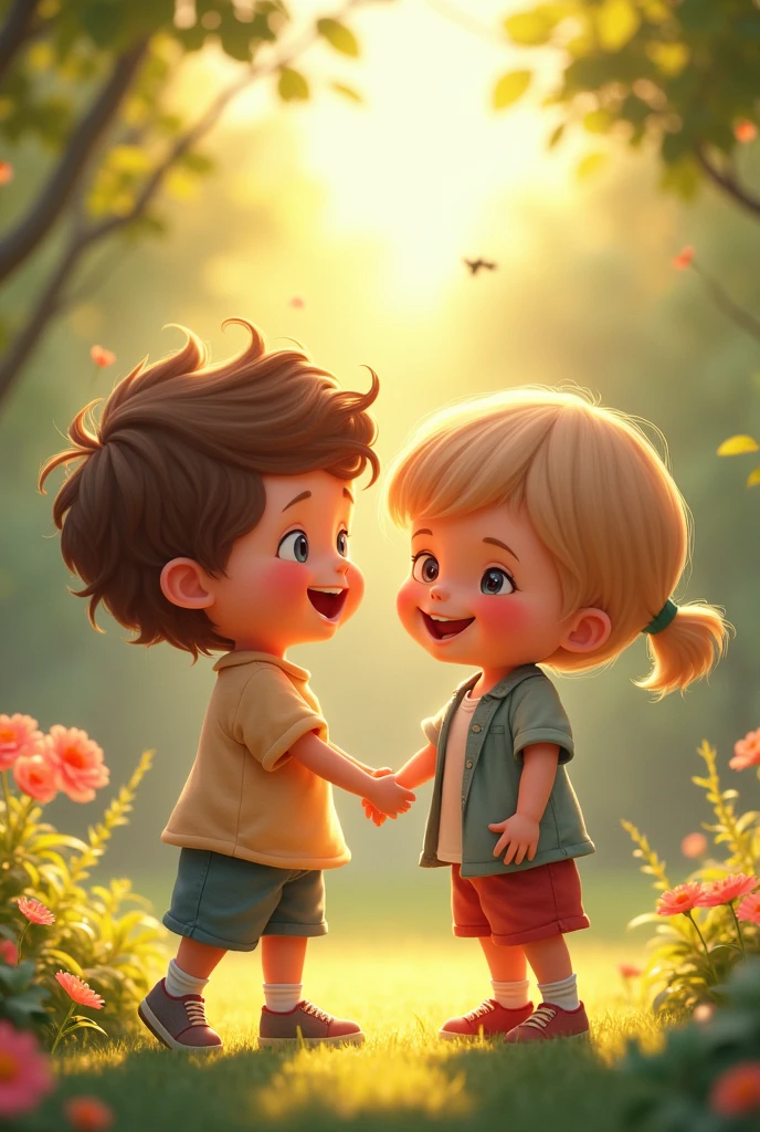 Lily and Timmy continued to share and play together, always remembering that the best moments are those shared with friends.