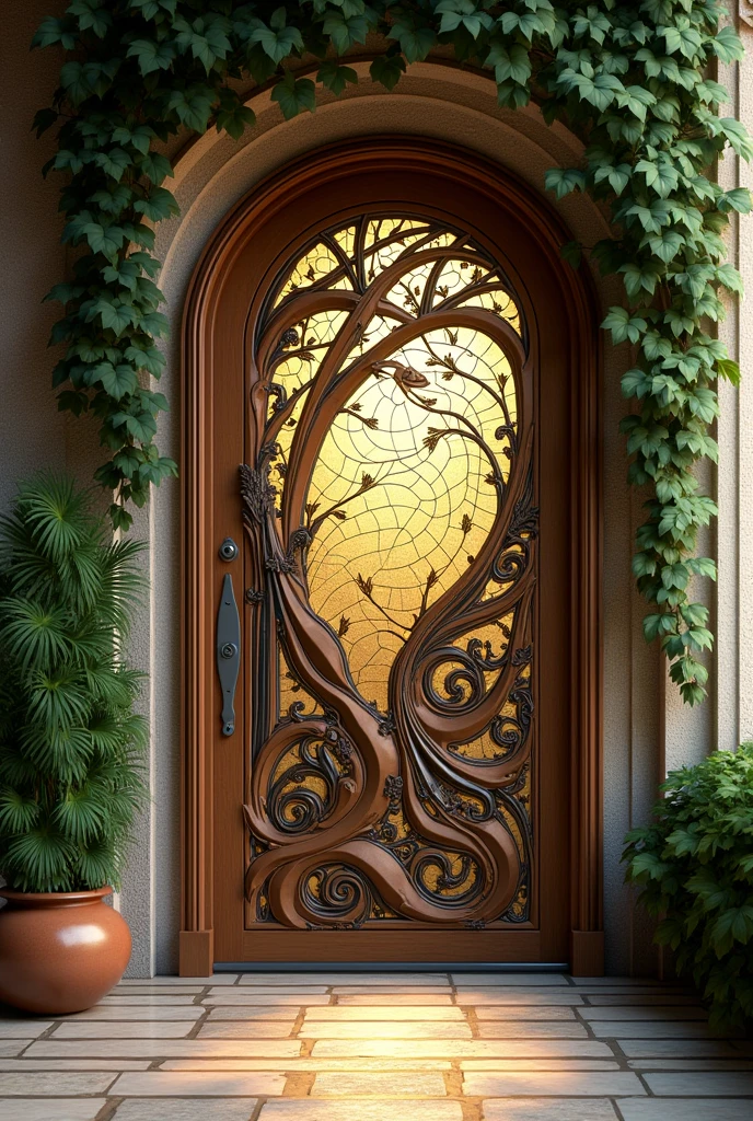Art Nouveau door something creative
