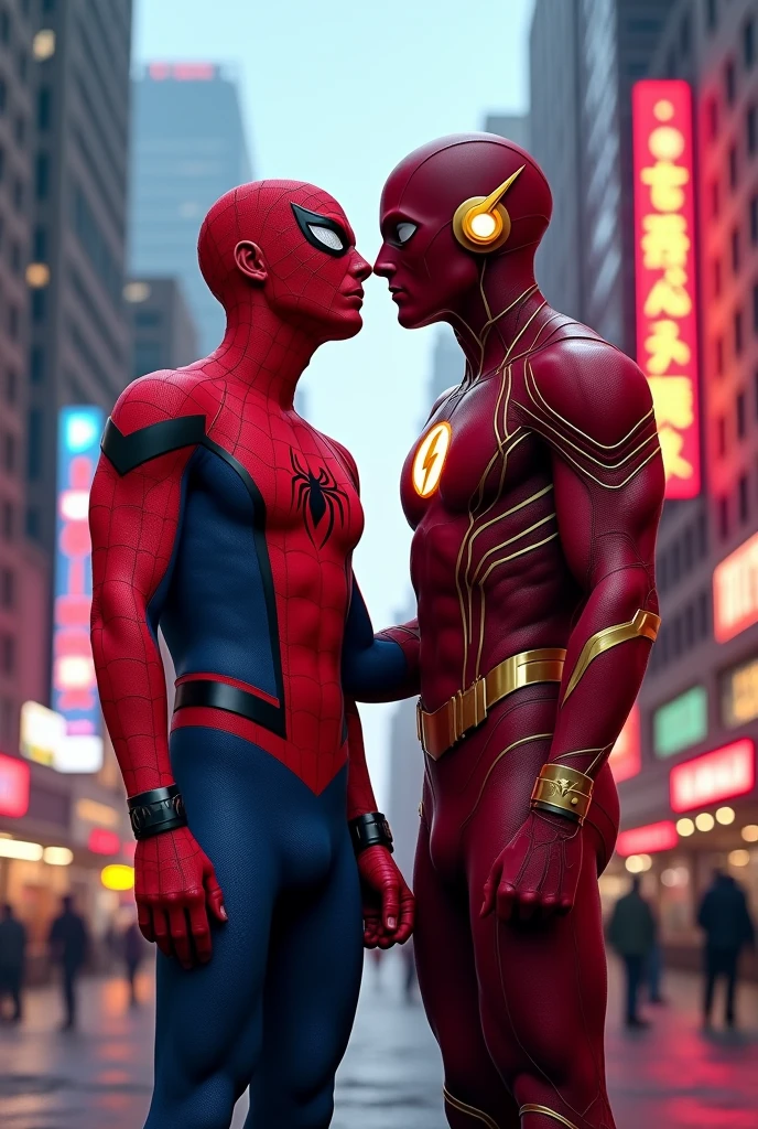Spiderman and the Flash becomes best buddies