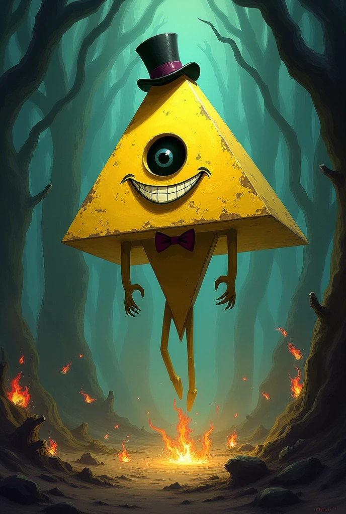 Bill cipher from gravity falls series