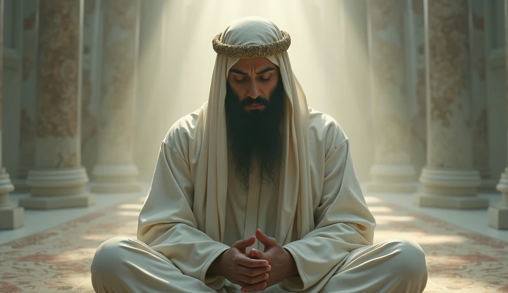 Image of Muslim sufi saint from feet and head