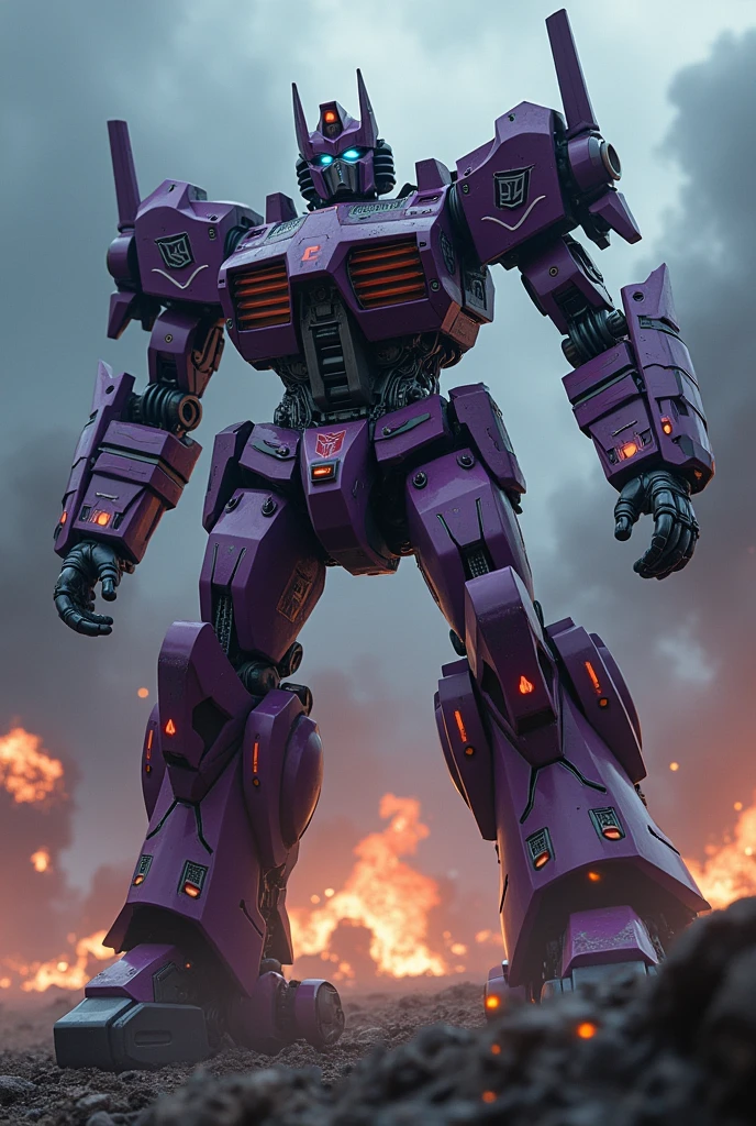 a highly detailed gundam mech suit, detailed metallic skeleton, complex mechanical gears and parts, cinematic lighting, dramatic pose, dark moody atmosphere, extremely detailed, 8k, hyper realistic, photorealistic, masterpiece, cinematic lighting, dramatic shadows, moody colors, industrial environment, intricate mechanical details, glowing energy effects, dynamic action posenicrn. galvatron. megatron dark purple armor. Medival concept. hotrod . Iron man Samurai Optimus Prime, robot warrior, leaping against dark cloudy sky, intense battle background,hulk buster dynamic explosion effectnicrn. galvatron. megatron dark purple armor. Medival concept. hotrod . Iron man Samurai Optimus Prime, robot warrior, leaping against dark cloudy sky, intense battle background,hulk buster dynamic explosion effect