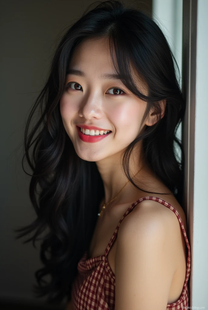 (((True Beauty))),Asian、 RAW Photos, Black Hair、folder、Round eyes、False eyelashes、Straight hair, Wavy Hair、correct、Deep Red Lipstick、Striped Hair、Brown Hair、Blue Hair、(Gradient Hair)、Asymmetrical hair、Hair behind the ear、Crossed bangs、Long Hair、((お尻までLong Hair))、Long Hair、Smooth, Silky Hair、Hair up on one side、とんでもなくLong Hair、Light brown eyes、Ring Eye、Round eyes、Wicked Smile、A light smile、Cast a Shadow、(Extraordinary presence)、Atmospheric perspective、Backlight、Exposure、Lens flare、、最high quality、超High resolution、超High resolution、Very realistic, masterpiece、correct、Textured skin、high quality、最high quality、Awards、32K, 髪のfolder、Crafty、C-CAP'S 、bold、(A light smile)、Embarrassed Laugh、Redness in the ears、correct、Shine、360° View、Very detailed、超High resolution、解剖学的にcorrect、masterpiece、Accentuate your breasts、High resolution、Attention to detail、Long eyelashes、A slight blush、Compensate,I'I don't want to wear clothes、 (((Full Body Shot)))、((Roll up your hair))、Seductive pose、Shooting from a distance、Different angles of view、Waist height 、Hair blowing in the wind、