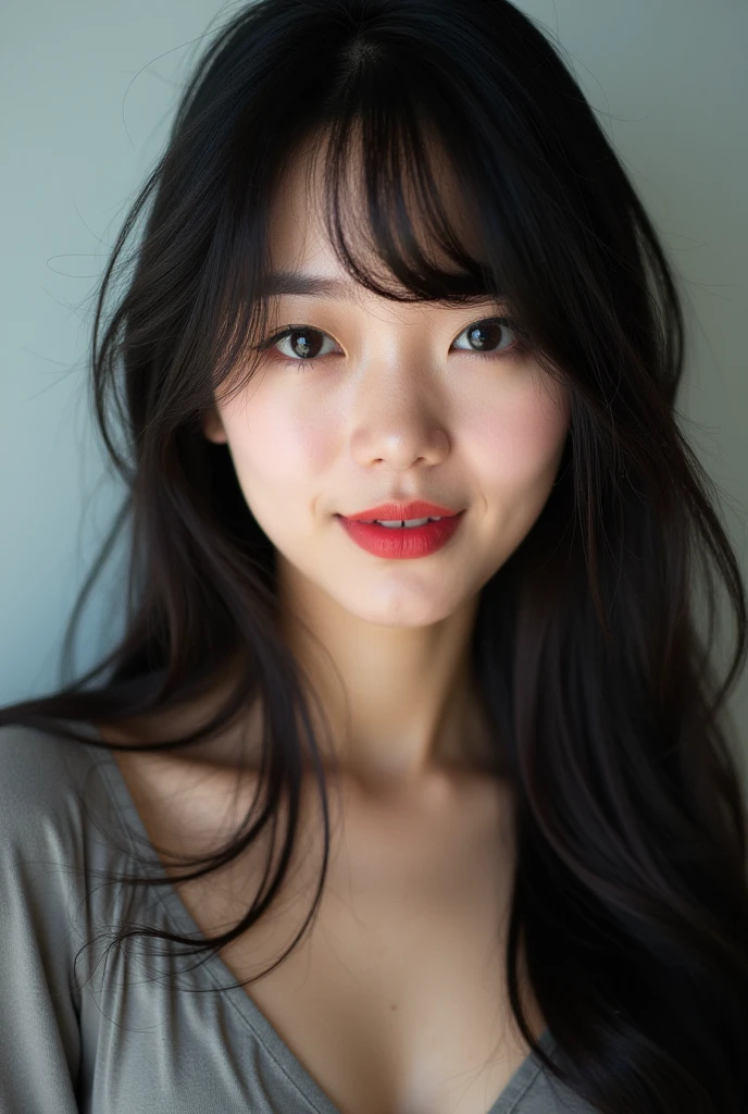 (((True Beauty))),Asian、 RAW Photos, Black Hair、folder、Round eyes、False eyelashes、Straight hair, Wavy Hair、correct、Deep Red Lipstick、Striped Hair、Brown Hair、Blue Hair、(Gradient Hair)、Asymmetrical hair、Hair behind the ear、Crossed bangs、Long Hair、((お尻までLong Hair))、Long Hair、Smooth, Silky Hair、Hair up on one side、とんでもなくLong Hair、Light brown eyes、Ring Eye、Round eyes、Wicked Smile、A light smile、Cast a Shadow、(Extraordinary presence)、Atmospheric perspective、Backlight、Exposure、Lens flare、、最high quality、超High resolution、超High resolution、Very realistic, masterpiece、correct、Textured skin、high quality、最high quality、Awards、32K, 髪のfolder、Crafty、C-CAP&#39;S 、bold、（A light smile）、Embarrassed Laugh、Redness in the ears、correct、Shine、360° View、Very detailed、超High resolution、解剖学的にcorrect、masterpiece、Accentuate your breasts、High resolution、Attention to detail、Long eyelashes、A slight blush、Compensate,I&#39;I don't want to wear clothes、 (((Full Body Shot)))、（(Roll up your hair)）、Seductive pose、Shooting from a distance、Different angles of view、Waist height 、Hair blowing in the wind、