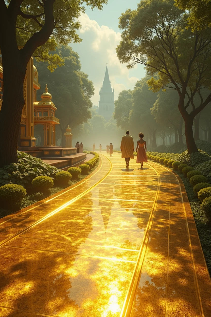 A road paved with gold