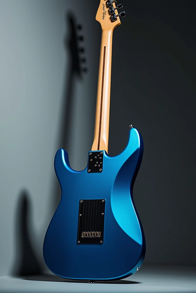 Blue Stratocaster with elegant design