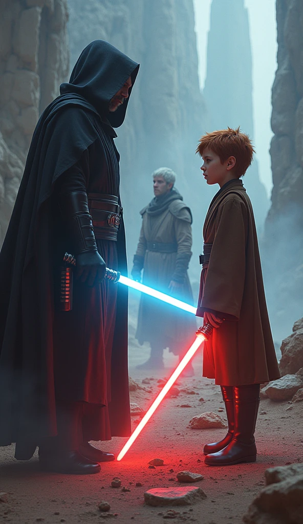 Ben Skywalker and Jaina Solo, 1boy & 1girl, 4k, 1sith lord and & 1jedi master. youngs