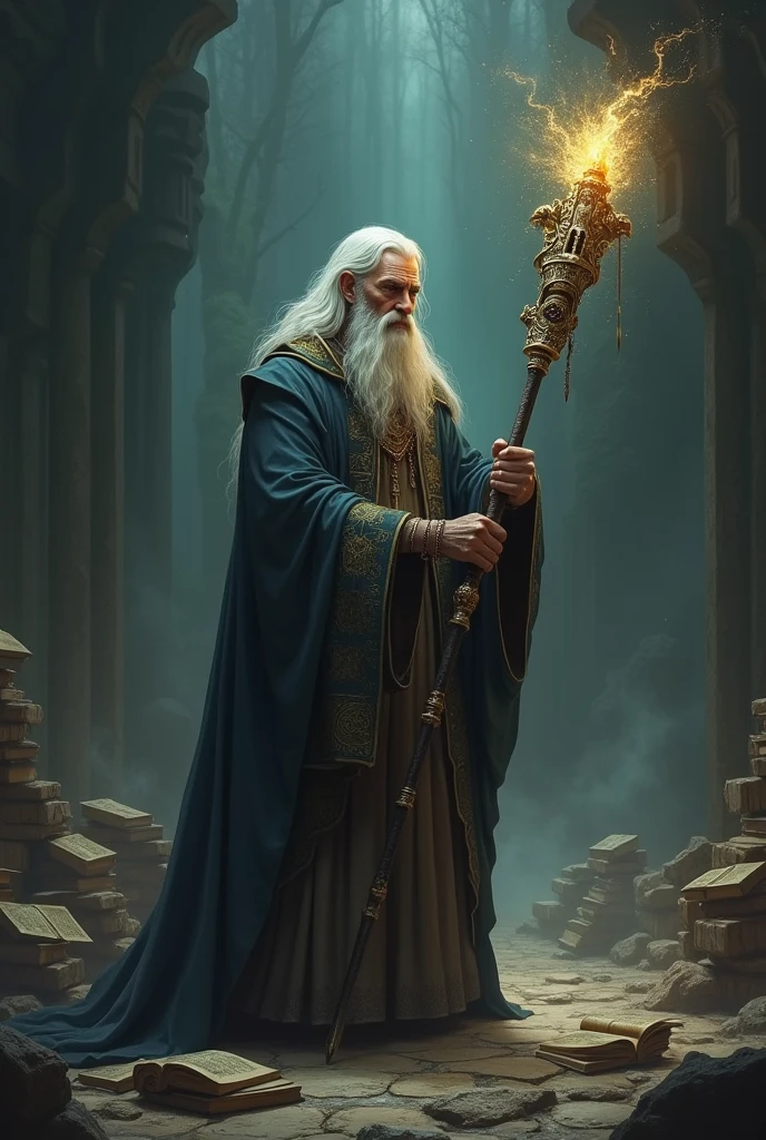 Long magical staff themed prophet only the staff
