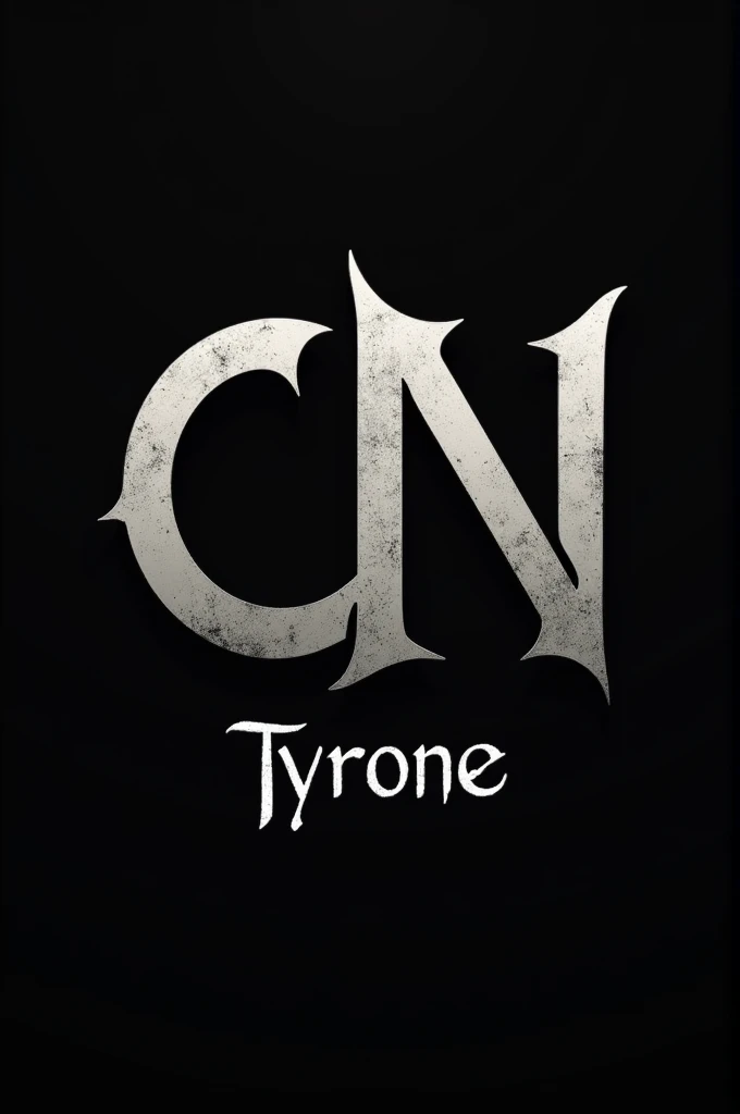 Canserbero&#39;s logo with the name CN┇Tyrone
