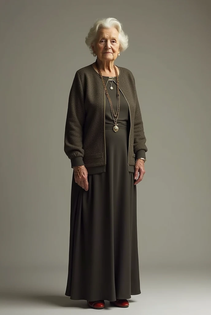 65 year old woman very upright
