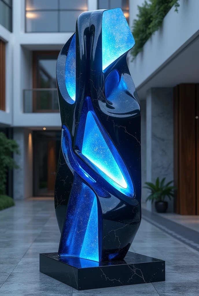 totem procon blue, black and white with lights