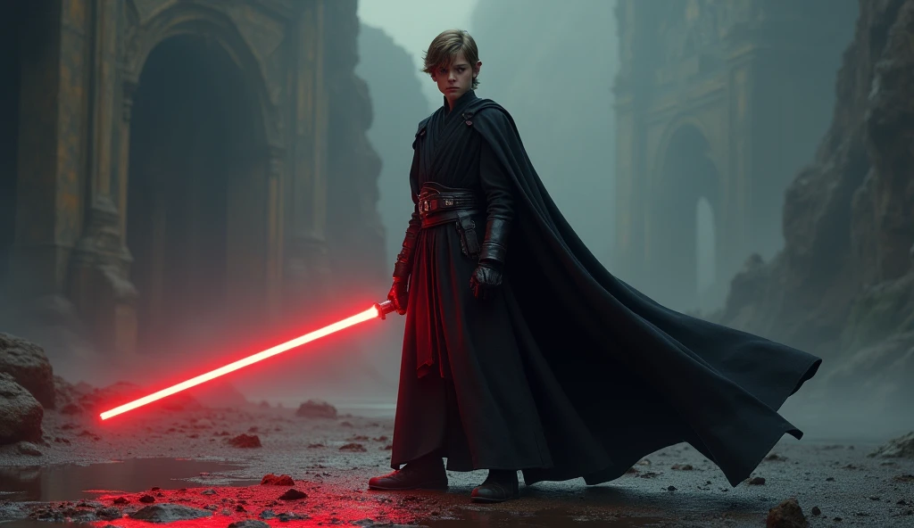 Ben Skywalker, sith lord, young, yellow eyes