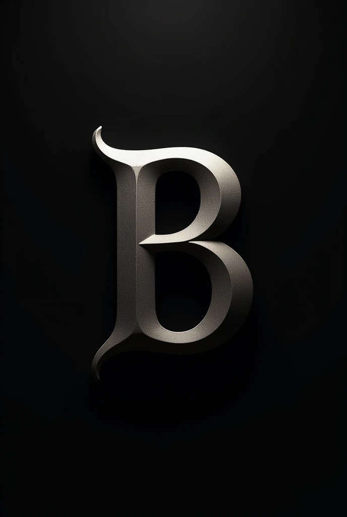 I want a logo, with the b that symbolizes darkness and is for a clothing brand