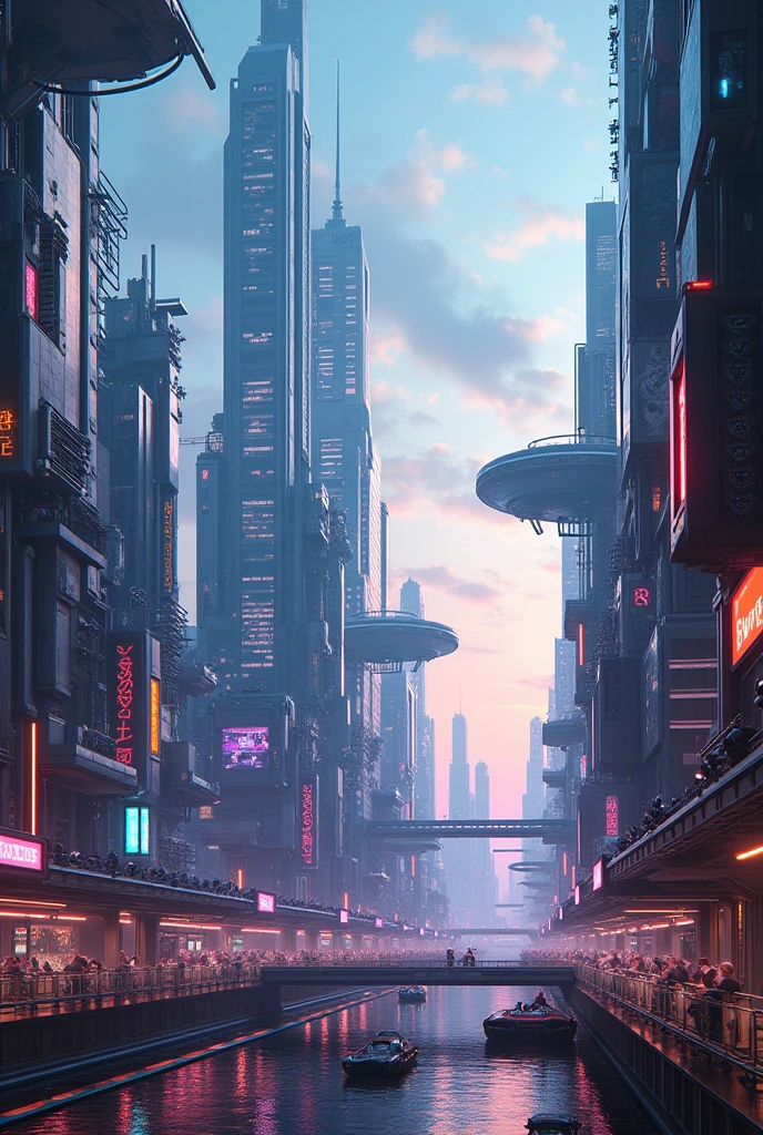 featuristic city 4k