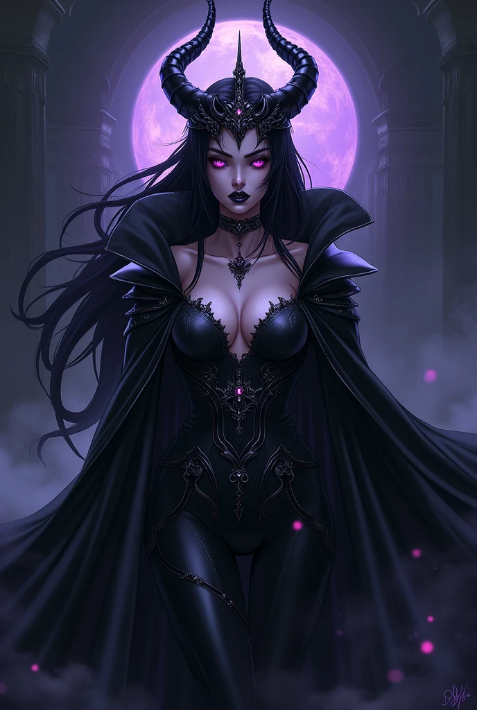 LOGO DE TWICH ANIME DARK QUEEN