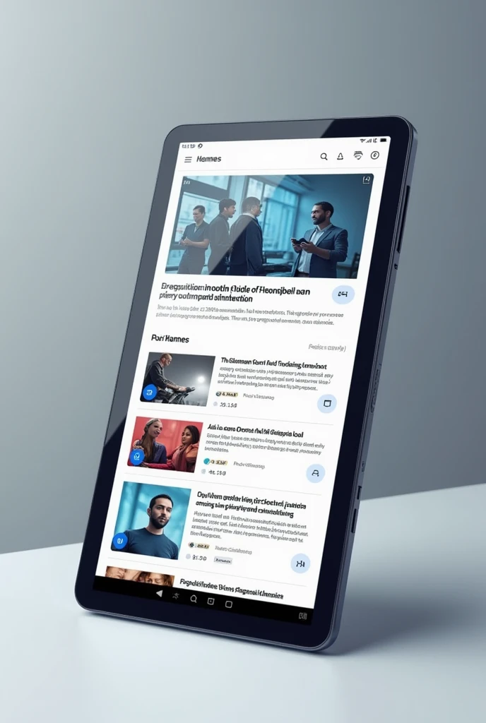 Youtube news feed on tablet and on the page show ranking