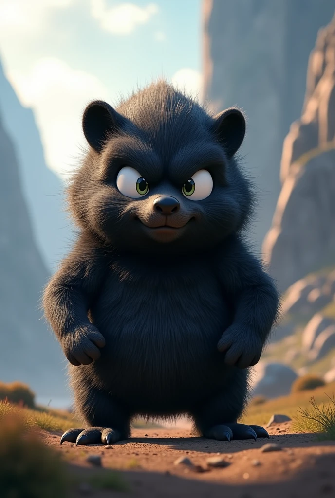 Animated black groundhog that is not Sonic the Hedgehog in an epic moment, video cover