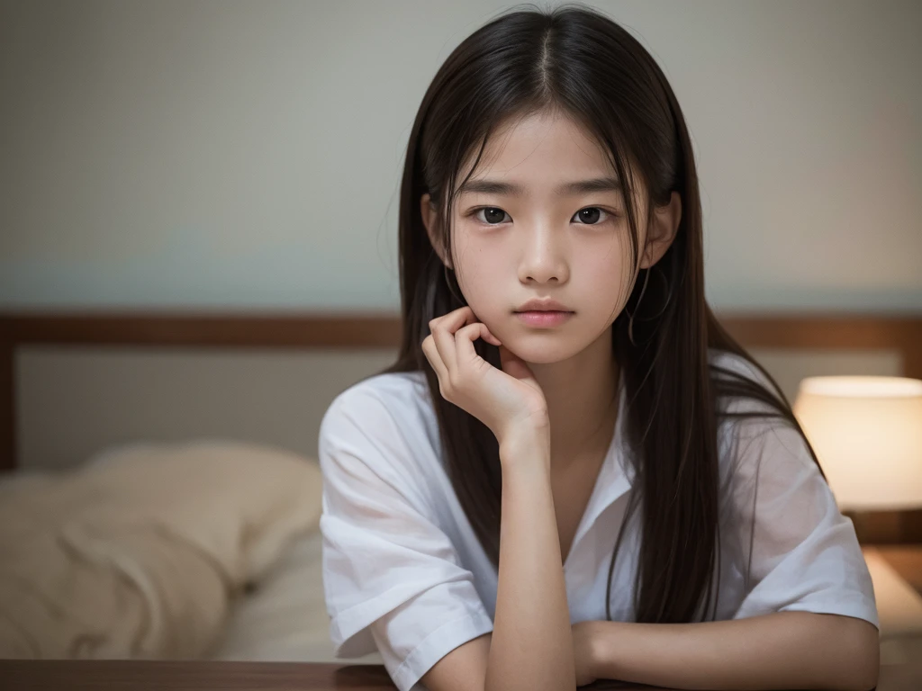 masterpiece, Highest quality, 8k, 15 years old , RAW Photos, Award-winning portraits, alone, noon, Idol's face,whole body,Viola Lace, Delicate girl, whole body, Completely naked、Digital single-lens reflex camera, Looking at the audience, A shy smile、shame、Blushing、Thin arms, Small breasts, Nipples, Small Ass、Narrow waist、Frank, Sophisticated, like々new, Thin arms, Professional Lighting, Film Grain, Iris, chromatic aberration, (Detailed eyes and face:1.0), (Bokeh:1.1),(Super cute face:1.2),(美しさのnew顔:1.2),Japanese student sailor suit, (Blue pleated mini skirt:1.3)、(Cute sitting on the stairs in the park:1.3), White blouse and school ribbon,(White panties:1.4), (Skirt Lift:1.3)Knee, Angle from the side, Looking at the audience
