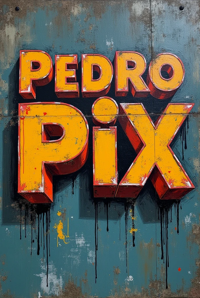 a written sign "MC Pedro Pix"