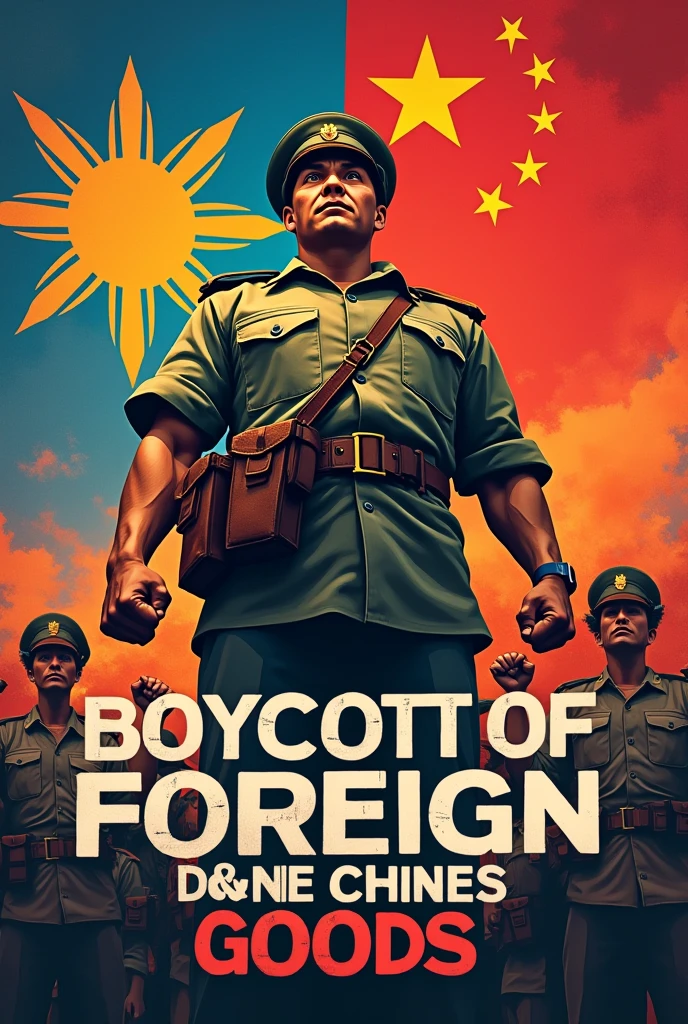 make a poster to boycott foreign and chinese good on this independence day 15 au