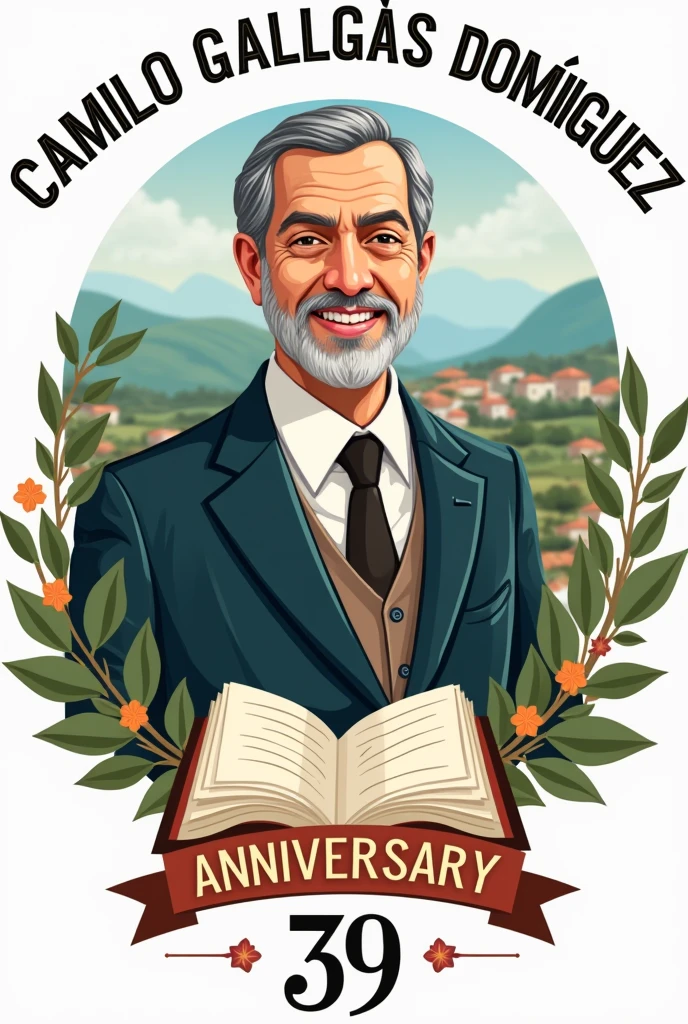 Logo creation for a Camilo Gallegos Domínguez school on the 39th anniversary