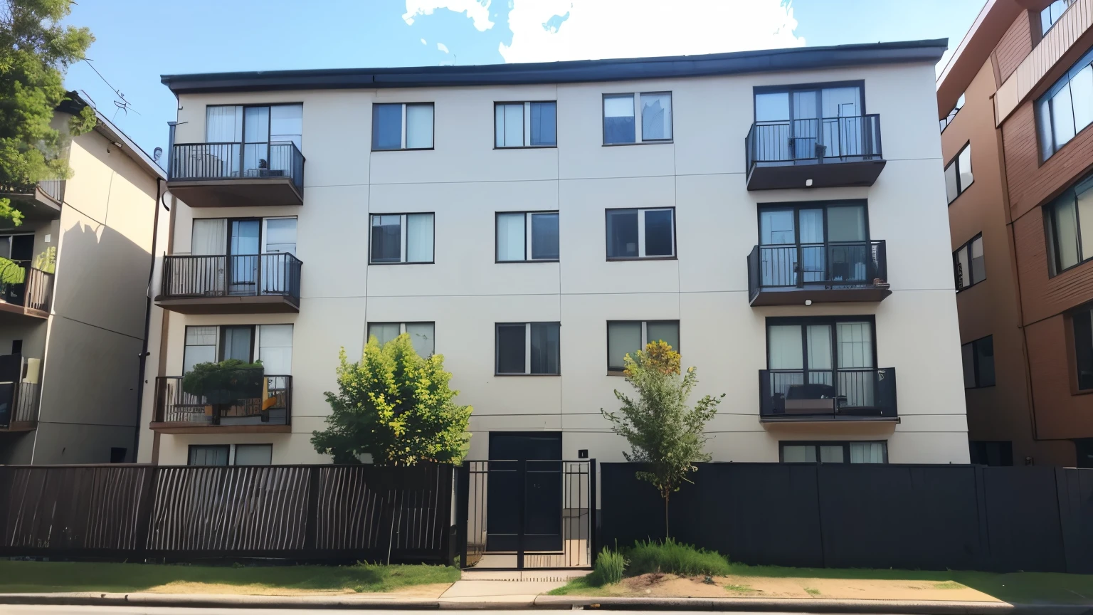 small apartment building