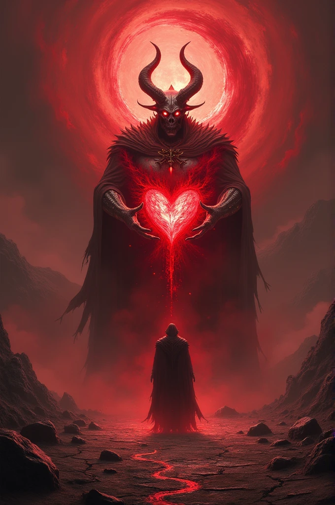 Diablo making a heart