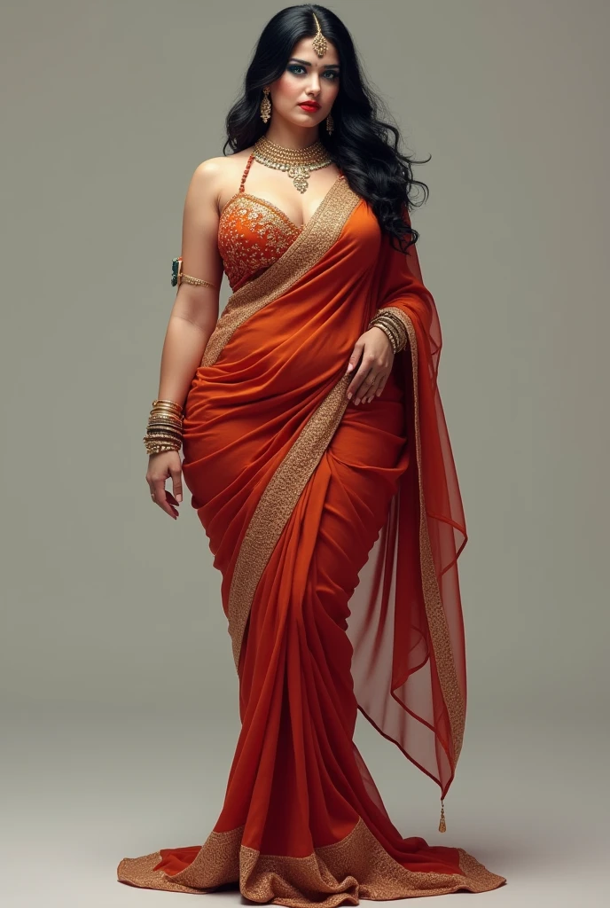 Big ass women in saree, fit, big boobs, hourglass shape, black hair, white skin, blue eyes, heavy makeup , High heels, american women, large breasts, jwellery, sexy alluring women, curvy, busty women, braless, nsfw, high heels foot job