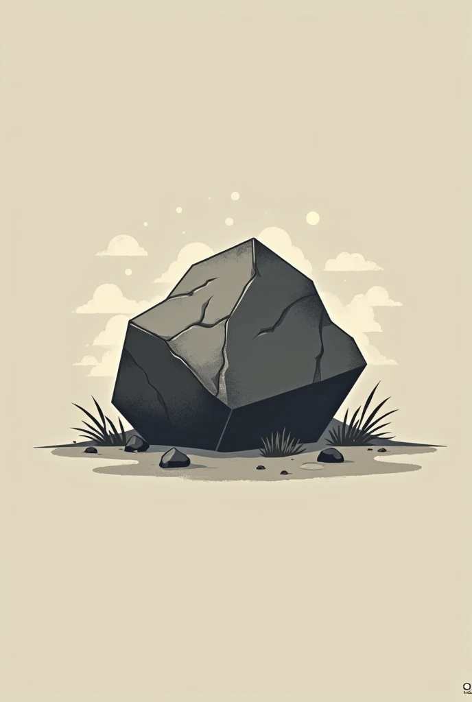 Retro Iron Ore Icon 