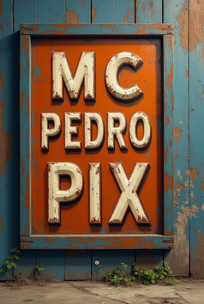 a written sign "MC Pedro Pix"