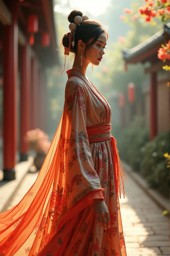 Chinese suit in Indian style 