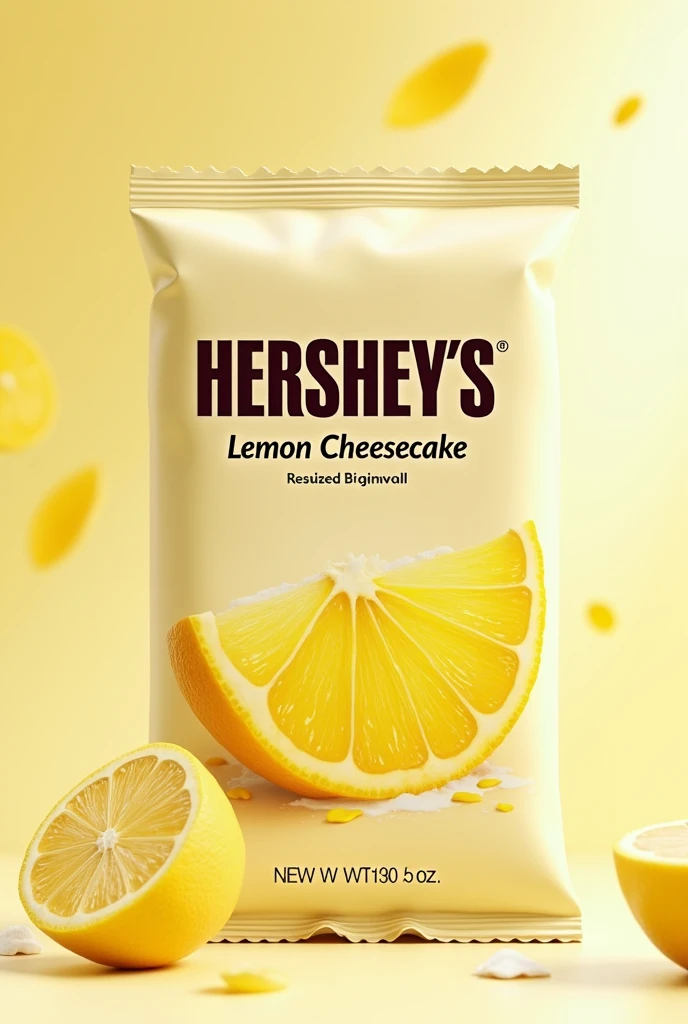 create a package for hersheys lemon cheesecake flavor