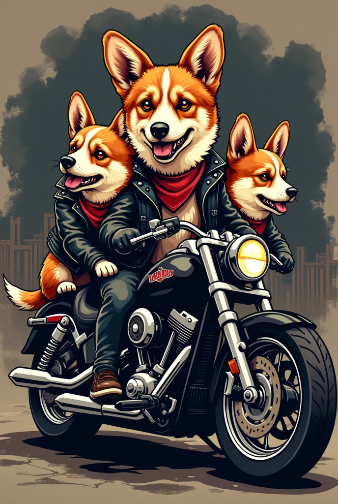 Corgi Motor Gang Logo
