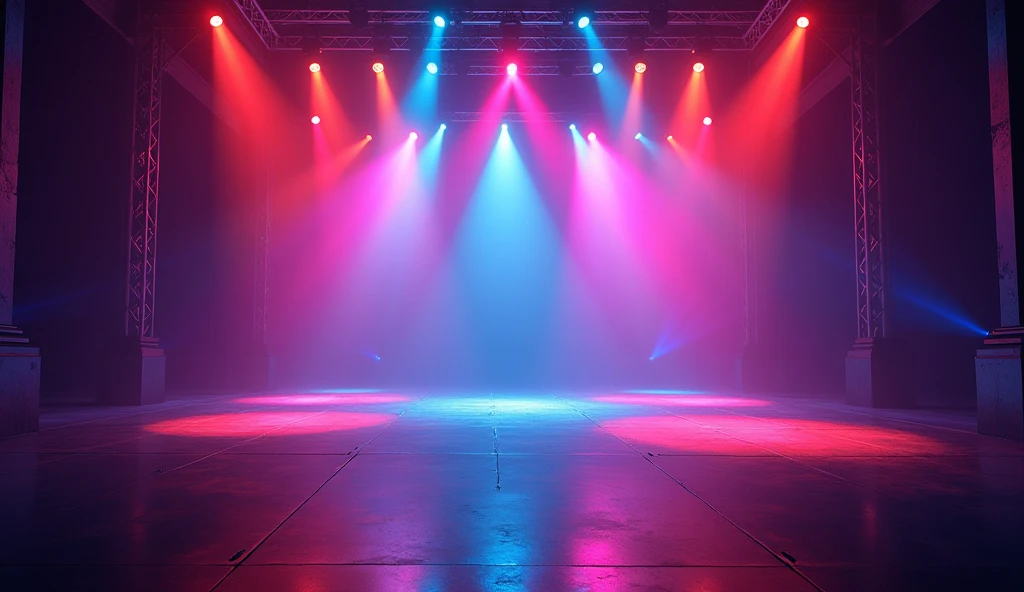 I wanted an image with colorful show lights