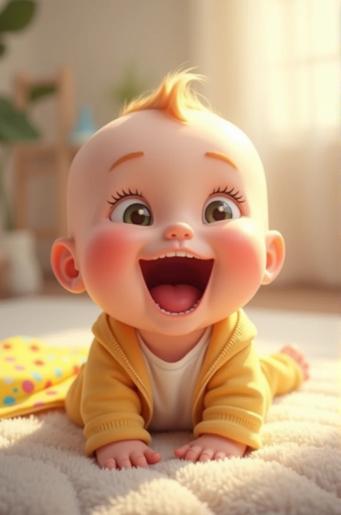 Laughing baby