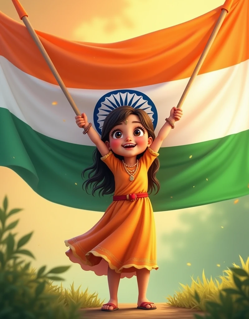 Cute indian girl holding Indian flag with background tiranga.
Happy Independence Day 🫡🫡🫡🫡🫡🫡🫡🫡🫡