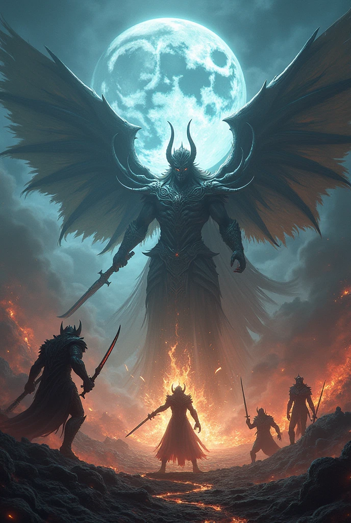 The war between gods and demons