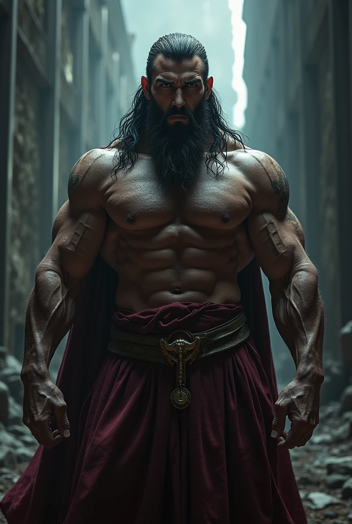 Muscular God Hades for Gym and Supplement Image
