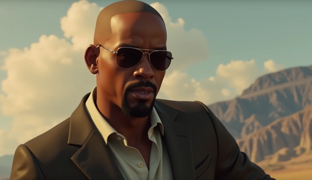 Create Will Smith as CJ in a cinematic GTA
