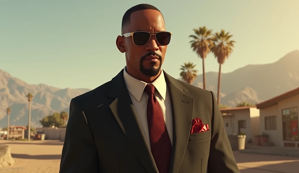 Create Will Smith as CJ in a cinematic GTA