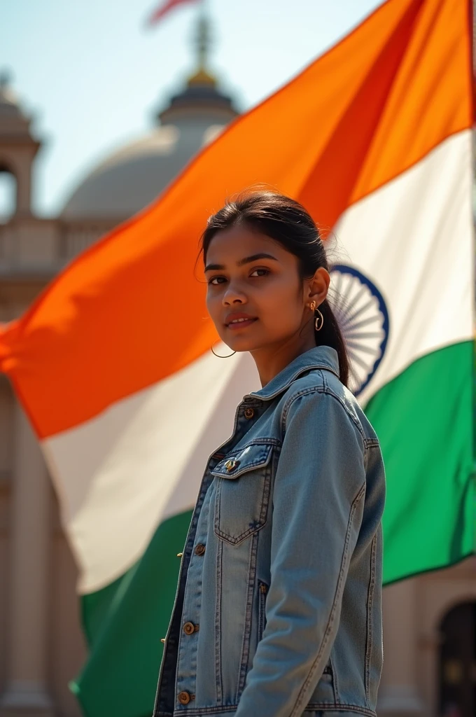 My photo with indian flag